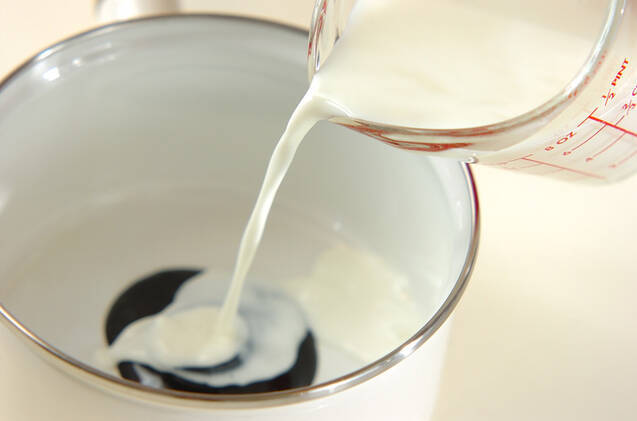 ゴマプリンの作り方の手順2