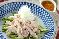 鶏むね肉の棒々鶏風