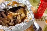キノコのホイルチーズ焼き