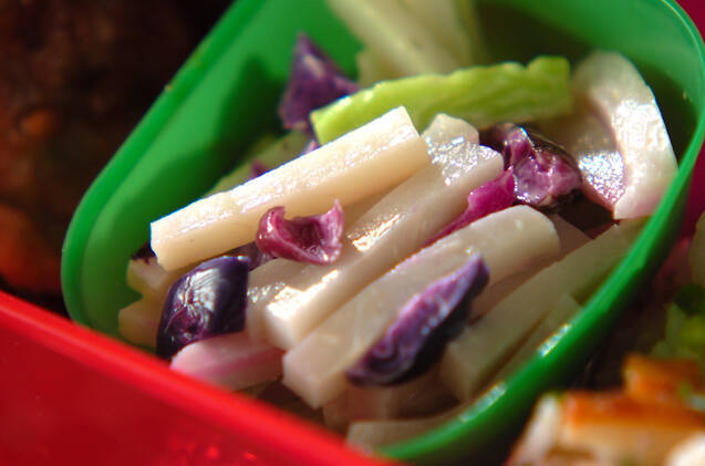 カマボコのしばマヨ和え