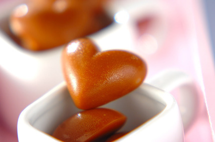 ハートのジンジャーキャラメル