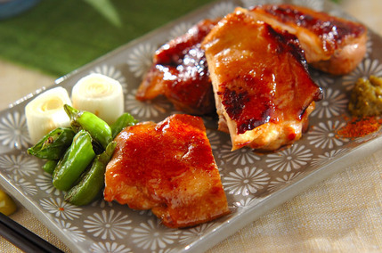 柔らか鶏の照り焼き