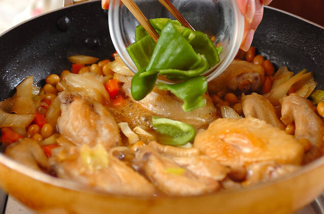 大豆と鶏肉のコラーゲン煮の作り方の手順3