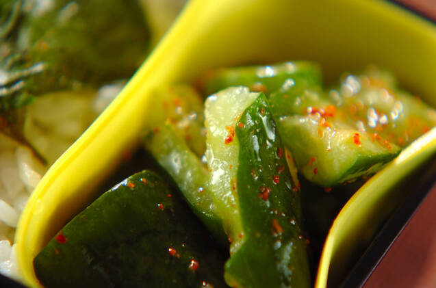 ピリ辛たたきキュウリ