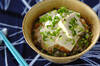 ナメタケと長芋のトロトロ豆腐丼の作り方の手順