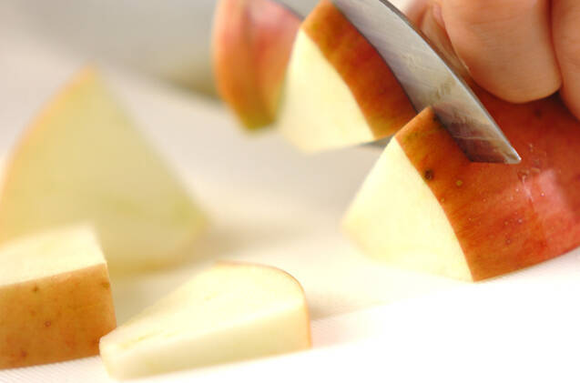 スイートアップルポテトの作り方の手順1