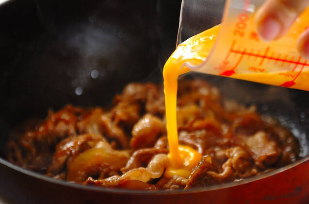 豚玉丼の作り方の手順3