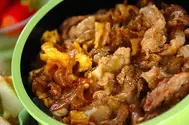 豚玉丼