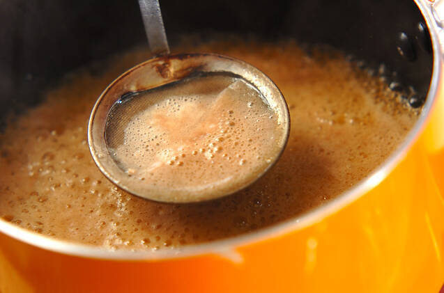 そぼろカボチャの作り方の手順4