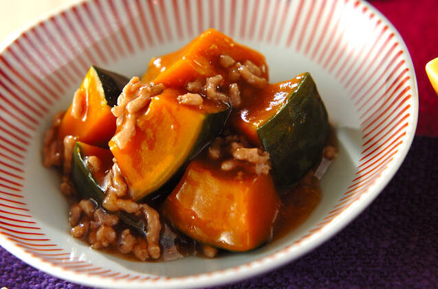 そぼろカボチャ