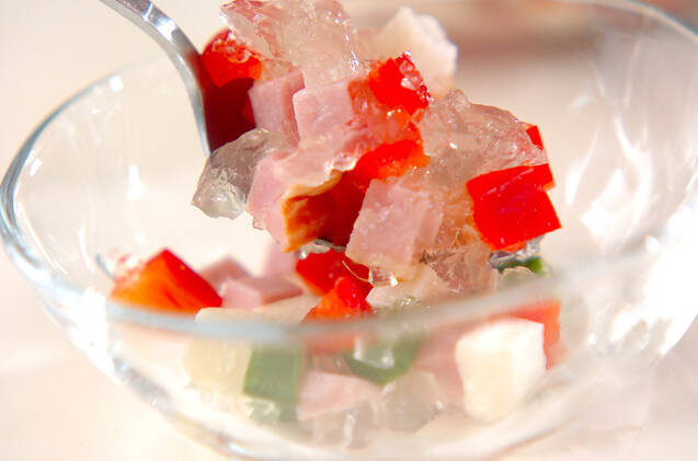 野菜のゼリー和えの作り方の手順8