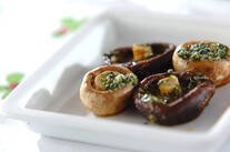 キノコのガーリックバター焼き