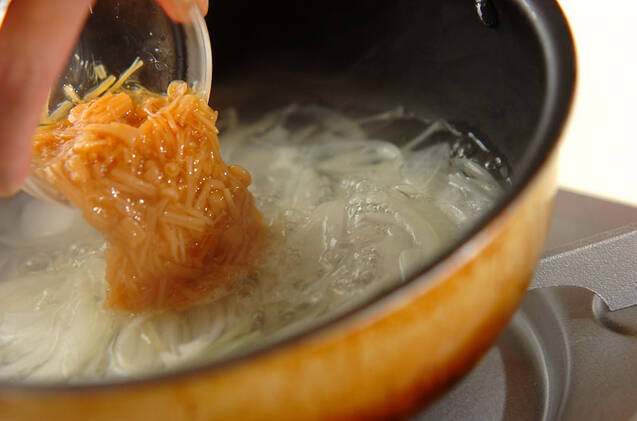 唐揚げ親子丼の作り方の手順4