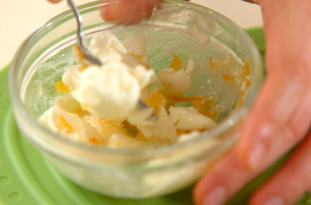 ベーグルオレンジスプレッドの作り方の手順1