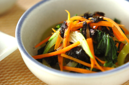 チンゲンサイののり和え