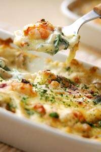 エビマカロニグラタン