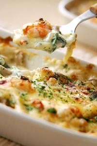 エビマカロニグラタン