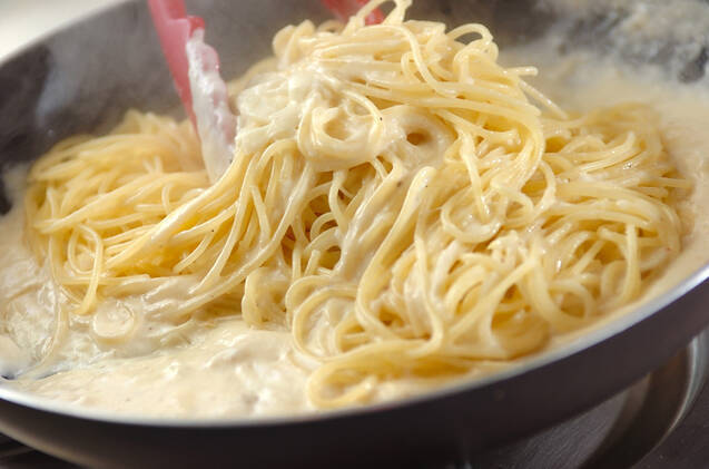ホワイトチキンパスタの作り方の手順5