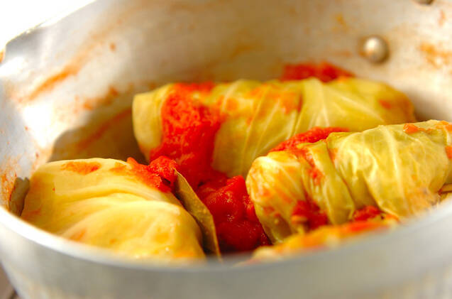 春キャベツのチーズロールの作り方の手順3