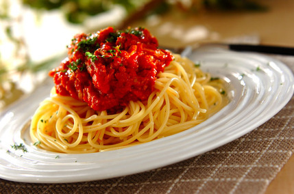 ツナとトマトのパスタ