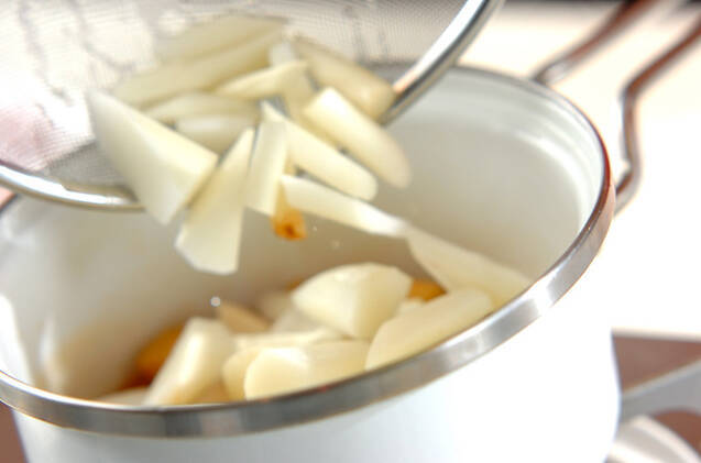 タケノコとウドの木の芽和えの作り方の手順4