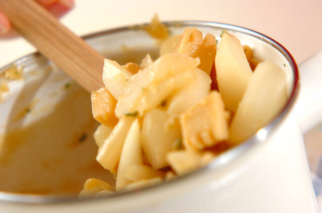 タケノコとウドの木の芽和えの作り方の手順6