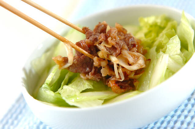 味付け肉のごちそうサラダの作り方の手順7