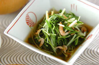 水菜の煮浸し