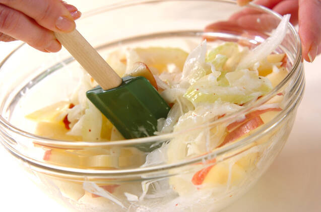 セロリのヨーグルト和えの作り方の手順4