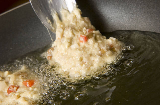 納豆フワフワ揚げの作り方の手順3