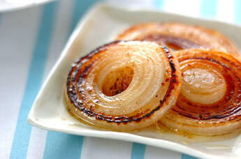 焼き玉ネギのマリネ