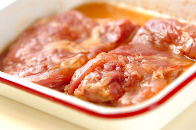 鶏肉のハニーペッパー焼きの作り方の手順1