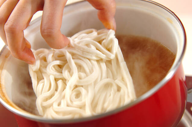 京風親子うどんの作り方の手順3
