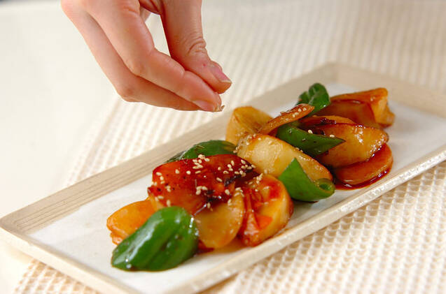 トックの甘辛炒めの作り方の手順6