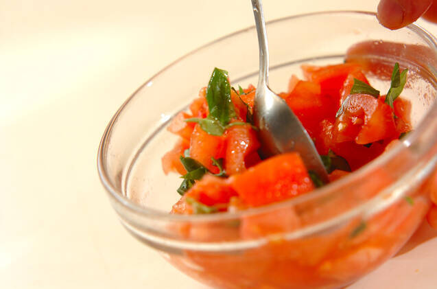 ブルスケッタの作り方の手順3