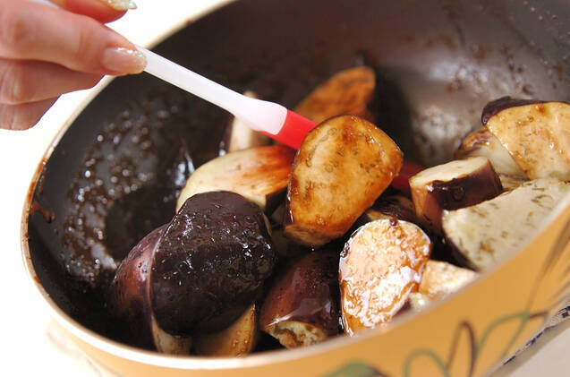 レンジナスのバルサミコ酢和えの作り方の手順3