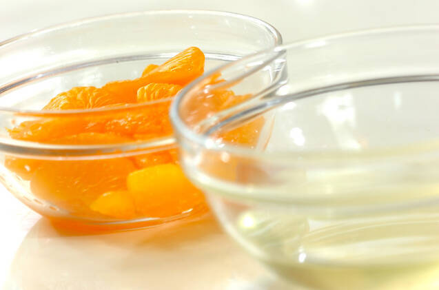 みかん白玉の作り方の手順1