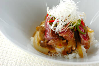 牛ロース肉のソテー・マルサラ酒風味ソース