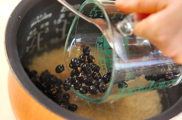 黒豆ご飯の作り方の手順4