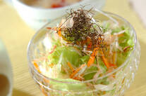 レタスの和風サラダ