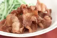 薄切り豚肉の竜田揚げ