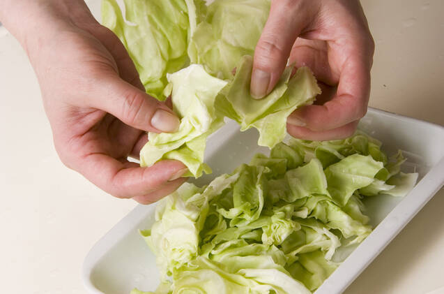 アジのマスタードパスタの作り方の手順1