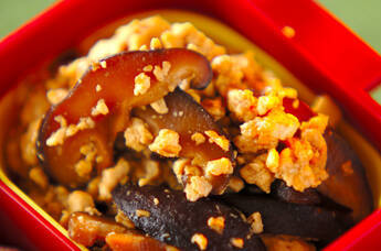 豆腐とシイタケのそぼろ