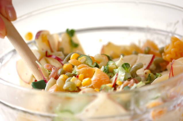 マカロニサラダの作り方の手順7