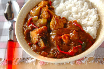 チキンとカボチャのカレー