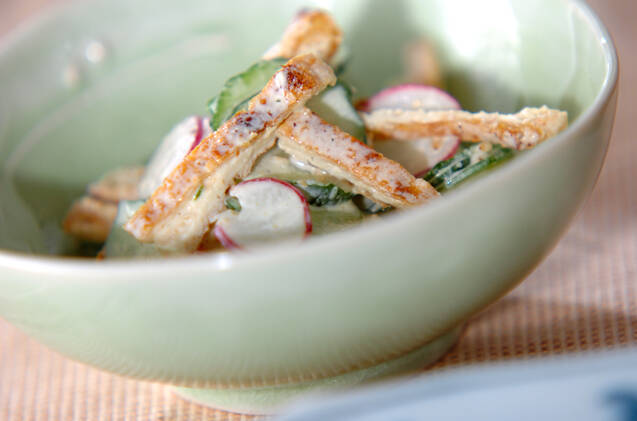 キュウリのゴママヨ