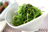 豆苗のおひたし