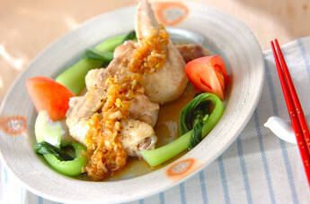 手羽のレンジ蒸し