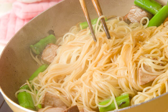 カツオスパゲティの作り方の手順4