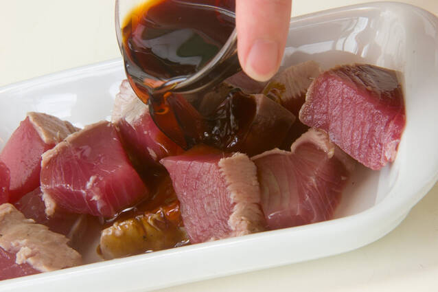 カツオスパゲティの作り方の手順1